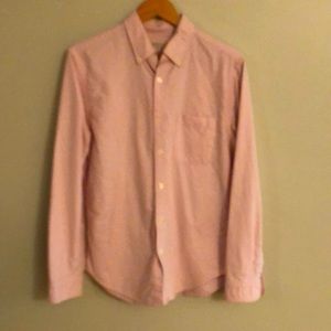 Pink Cotton Oxford Button Down Shirt